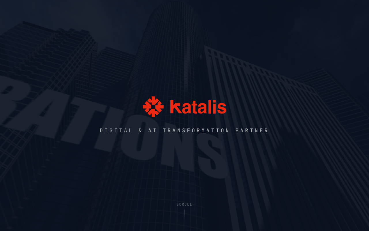 Screenshot of Katalis Corporate